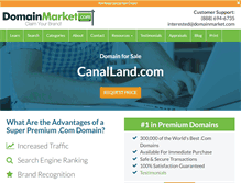 Tablet Screenshot of canalland.com